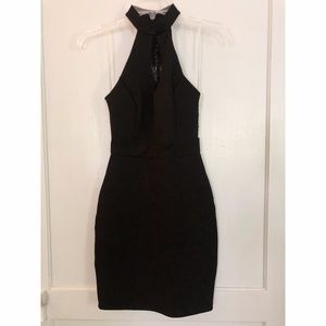 Charlotte Russe Black Lace Dress - Size XS